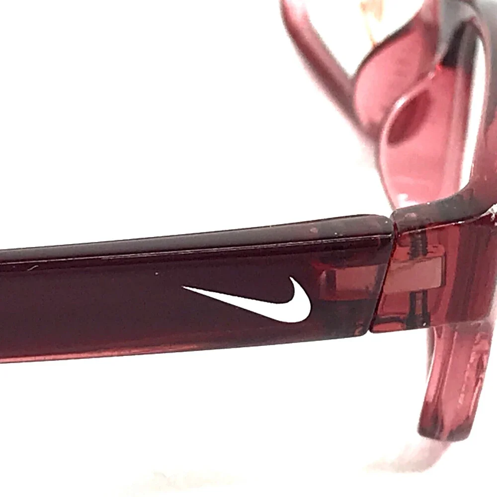 Nike Kids Eyeglasses Frame 5534 610 Crystal Gym Red Rectangle Full Rim 45-14-125